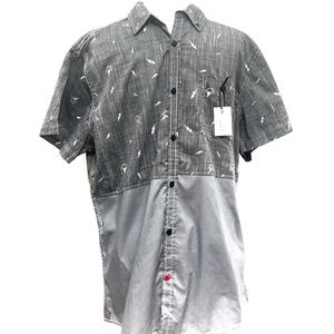 Tranquility Mayhem Men button down shirt